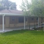 Attached Aluminum Side of house carport cover