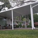 Single White Insulated Carport Lake Jackson