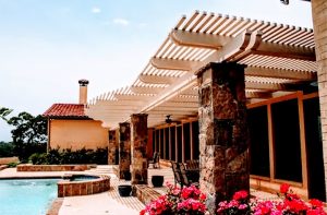 Simmons Home Design Pergola by the Pool Katy