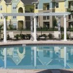 Commercial Pergola lattice commercial architect apartment poolside Houston