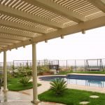 Pergola backyard poolside League city TX