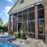 beautiful 2 story screen walls Houston