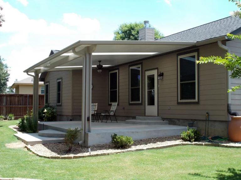 Outdoor living upgrade with more usable covered space in Friendswood TX