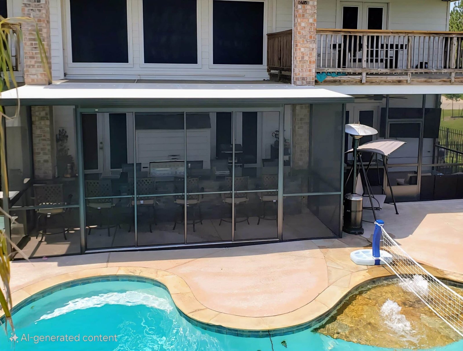 Patio screen enclosure example