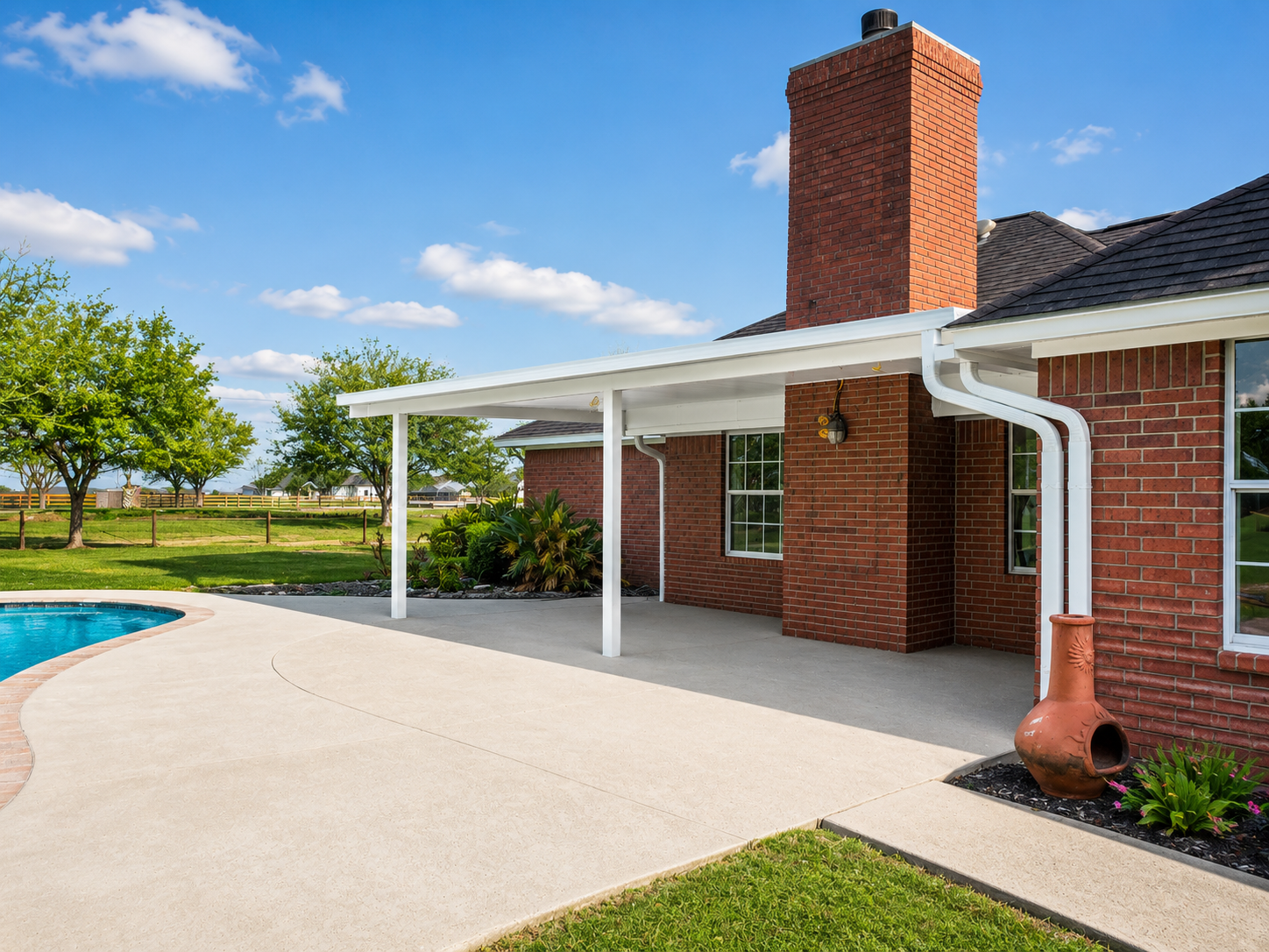 Angleton TX patio cover builder project photo