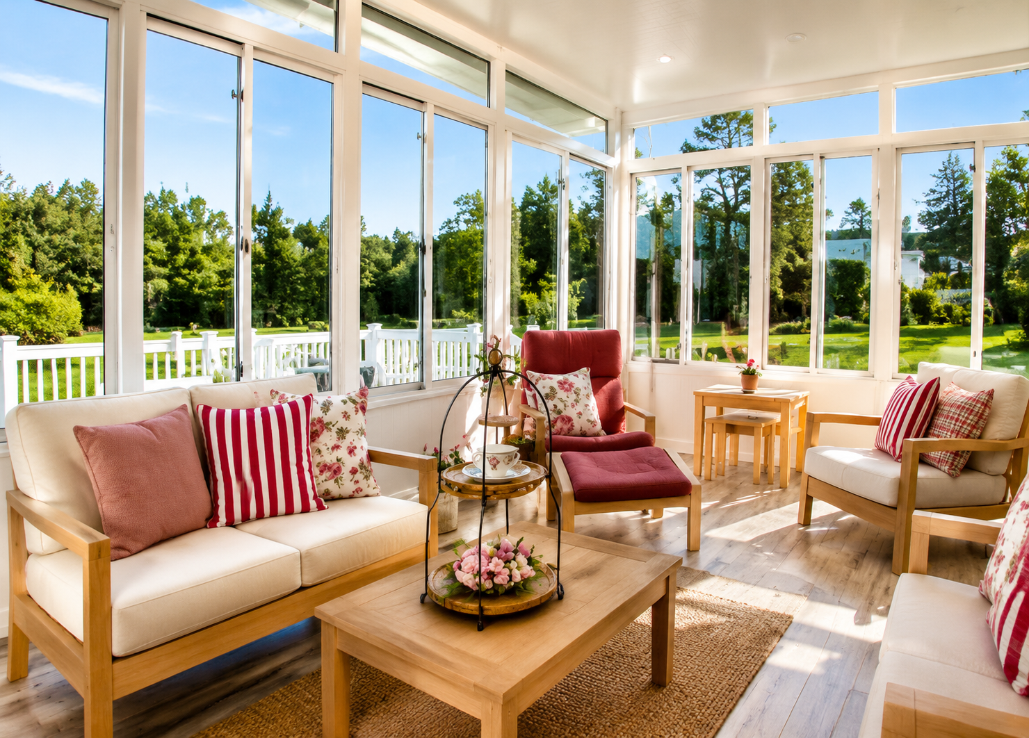 Cozy sunroom planning for more protected outdoor living near Cypress