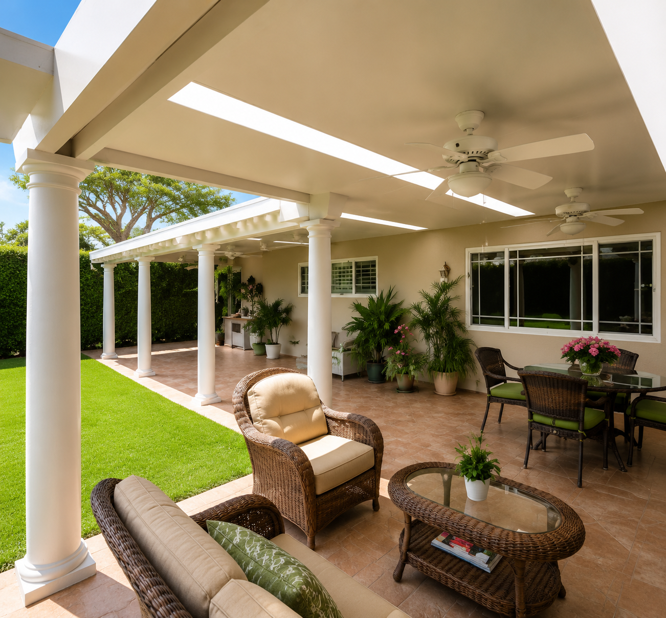 Custom patio cover builder for Cy-Fair backyard comfort